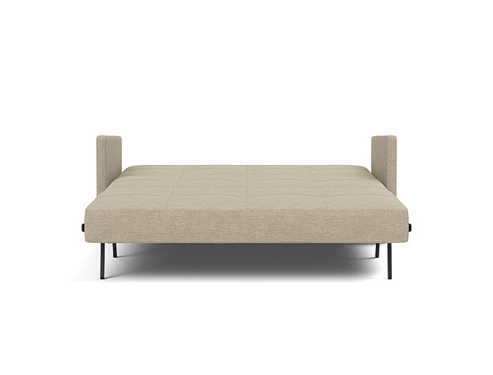 Canapea extensibila cu cotiere Cubed 02 160x200cm, tesatura la alegere