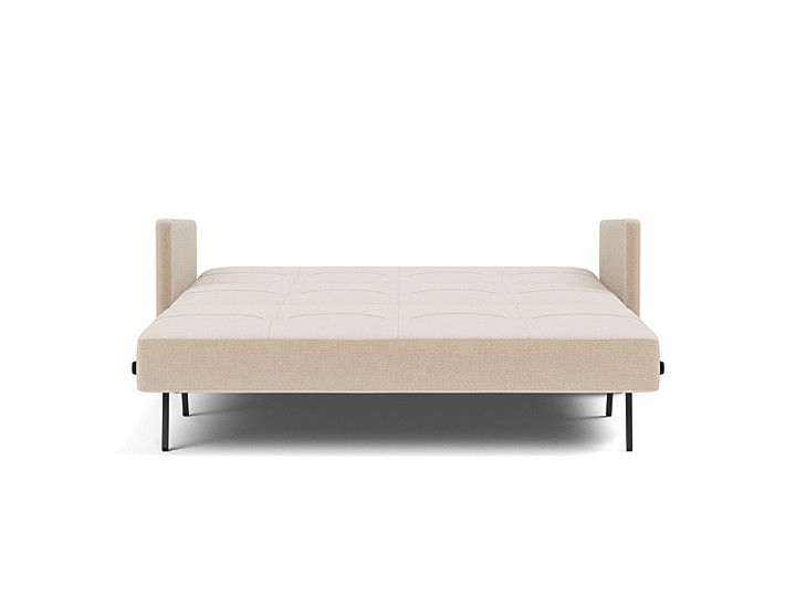 Canapea extensibila cu cotiere Cubed 02 160x200cm, tesatura la alegere