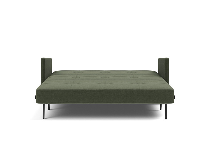 Canapea extensibila cu cotiere Cubed 02 160x200cm, tesatura la alegere