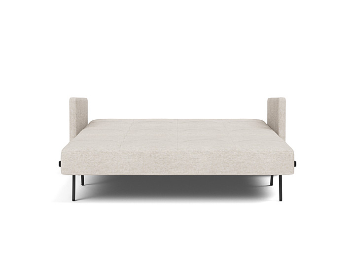 Canapea extensibila cu cotiere Cubed 02 160x200cm, tesatura la alegere