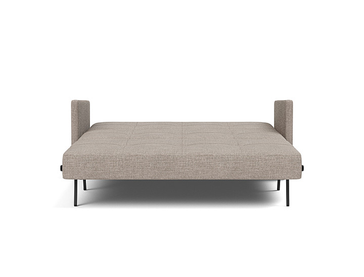 Canapea extensibila cu cotiere Cubed 02 160x200cm, tesatura la alegere