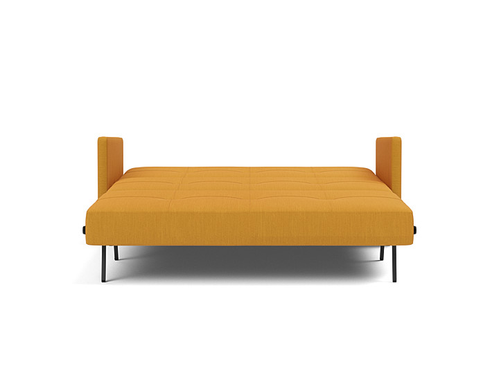 Canapea extensibila cu cotiere Cubed 02 160x200cm, tesatura la alegere