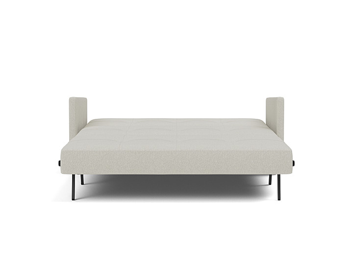 Canapea extensibila cu cotiere Cubed 02 160x200cm, tesatura la alegere
