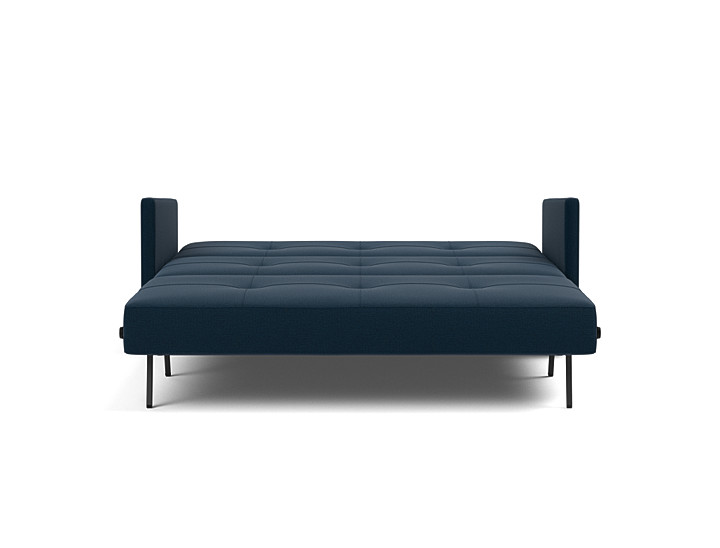 Canapea extensibila cu cotiere Cubed 02 Mixed Dance Blue 160x200cm