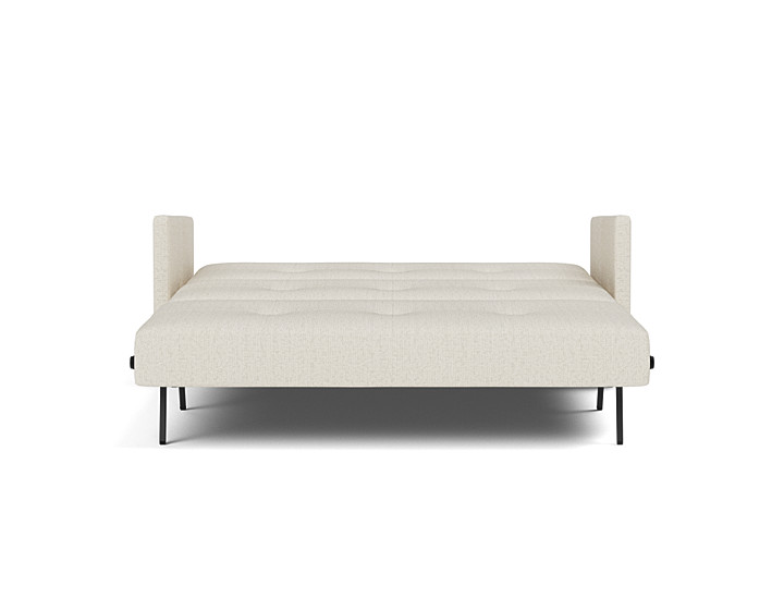 Canapea extensibila cu cotiere Cubed 02 160x200cm, tesatura la alegere