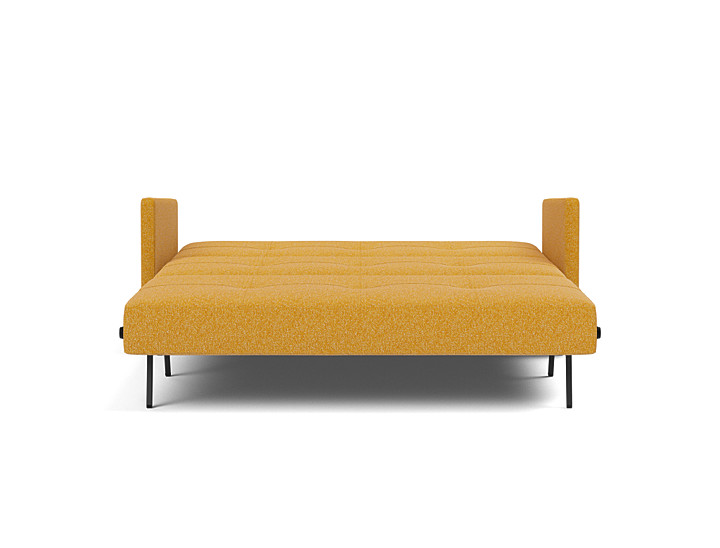 Canapea extensibila cu cotiere Cubed 02 160x200cm, tesatura la alegere