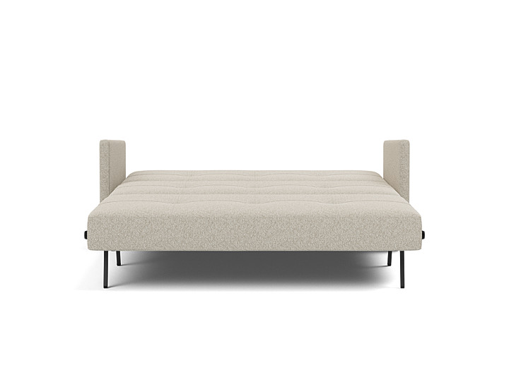 Canapea extensibila cu cotiere Cubed 02 160x200cm, tesatura la alegere