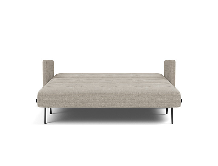 Canapea extensibila cu cotiere Cubed 02 160x200cm, tesatura la alegere