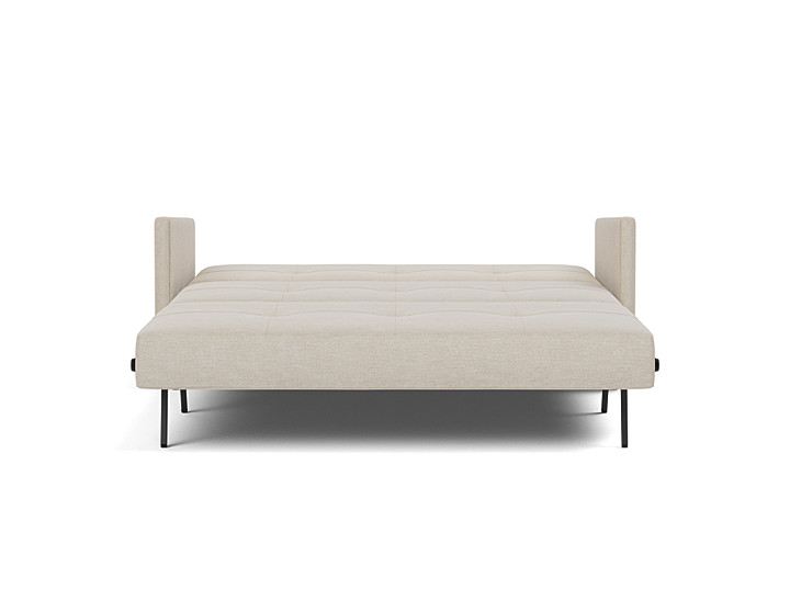Canapea extensibila cu cotiere Cubed 02 160x200cm, tesatura la alegere