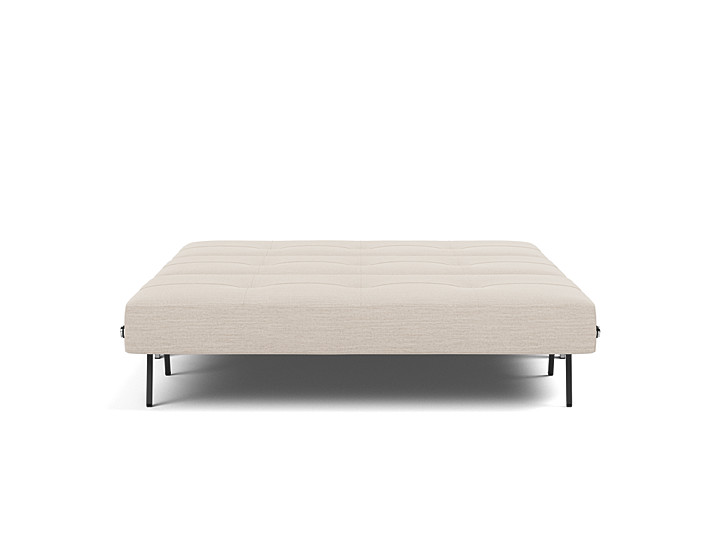 Canapea extensibila Cubed Chrome Blida Sand Grey 160x200cm