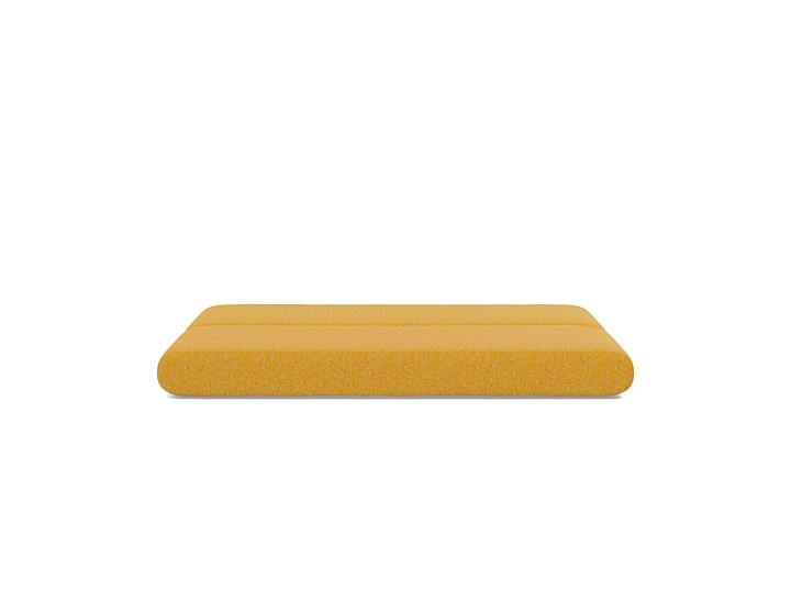 Canapea extensibila Circlus cu perne rotunde 180x200cm, tesatura la alegere