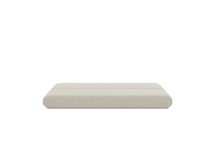 Canapea extensibila Circlus cu perne rotunde 180x200cm, tesatura la alegere