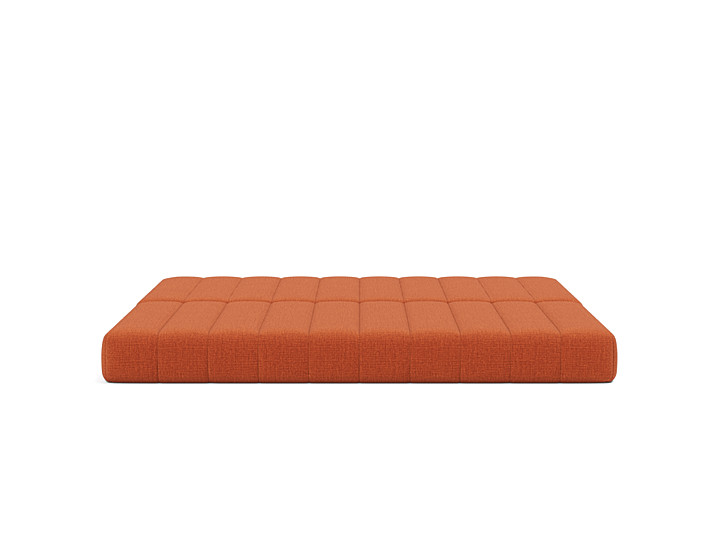 Canapea extensibila CozyPad Esina Rust Orange 208x208cm