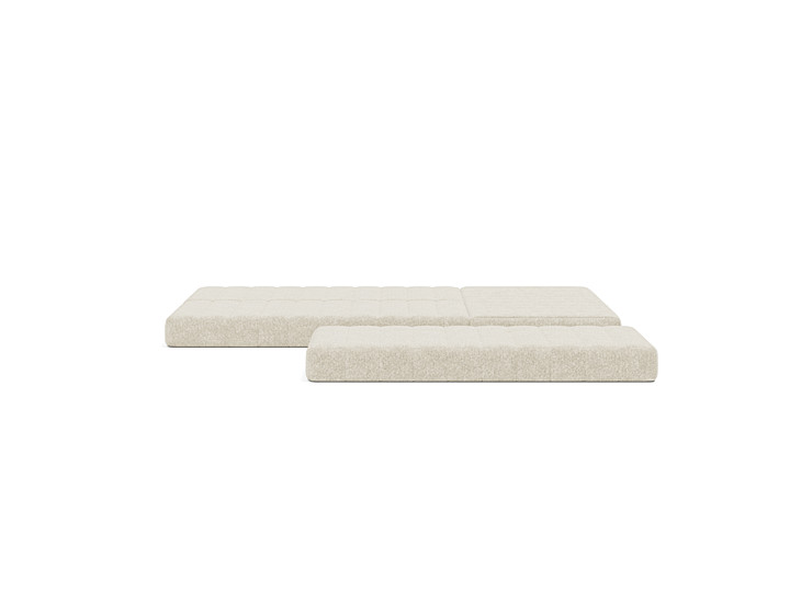 Canapea extensibila cu sezlong CozyPad L-Shape 312x208cm, tesatura la alegere