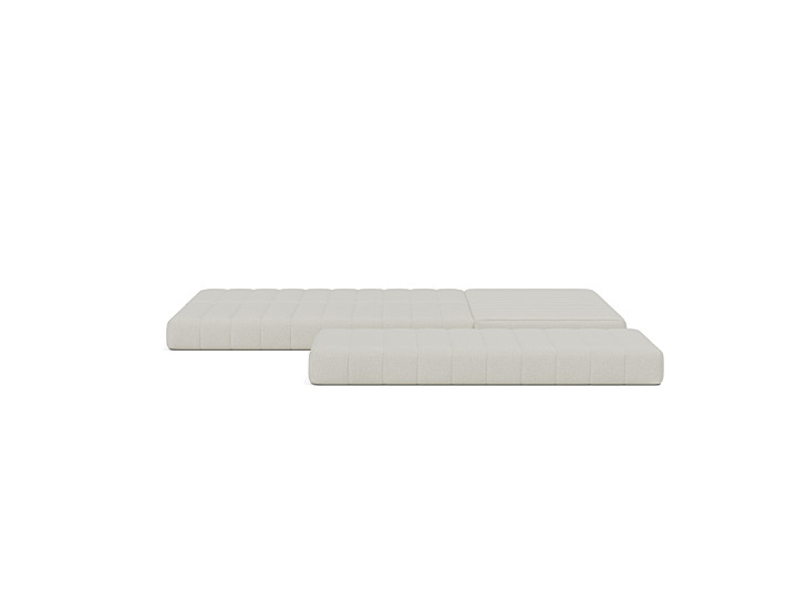 Canapea extensibila cu sezlong CozyPad L-Shape 312x208cm, tesatura la alegere