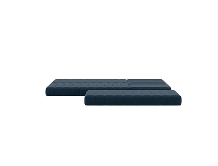 Canapea extensibila cu sezlong CozyPad L-Shape 312x208cm, tesatura la alegere