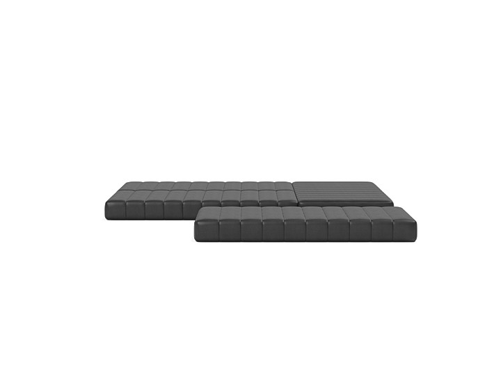 Canapea extensibila cu sezlong CozyPad L-Shape 312x208cm, tesatura la alegere