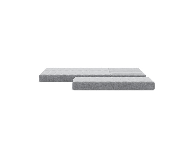 Canapea extensibila cu sezlong CozyPad L-Shape 312x208cm, tesatura la alegere