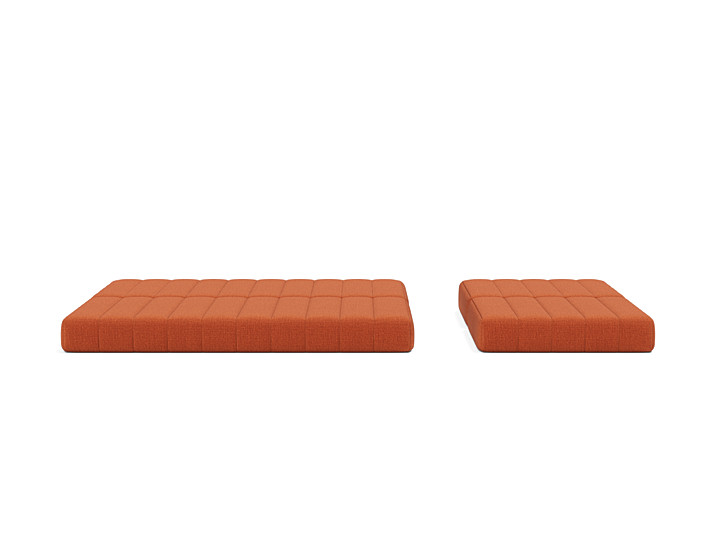 Canapea extensibila CozyPad Grand cu brate Esina Rust Orange 312cm