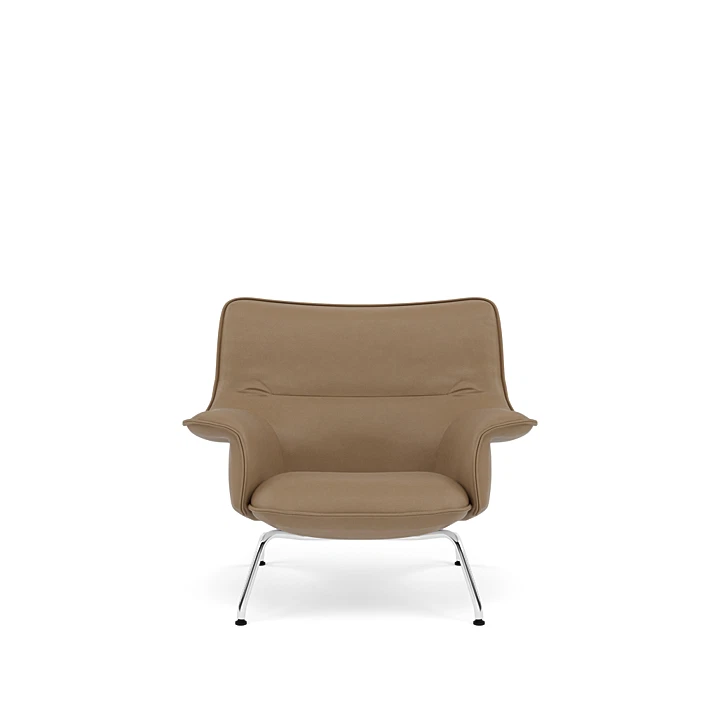 Doze Lounge Chair Low Back Tube Base by Muuto