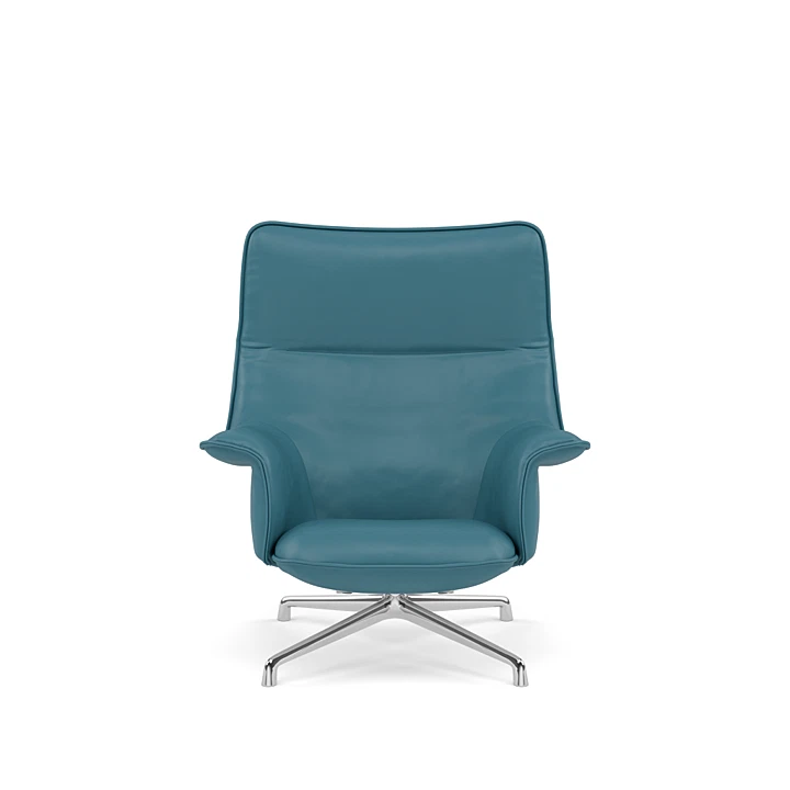 Doze Lounge Chair High Back Swivel Base by Muuto