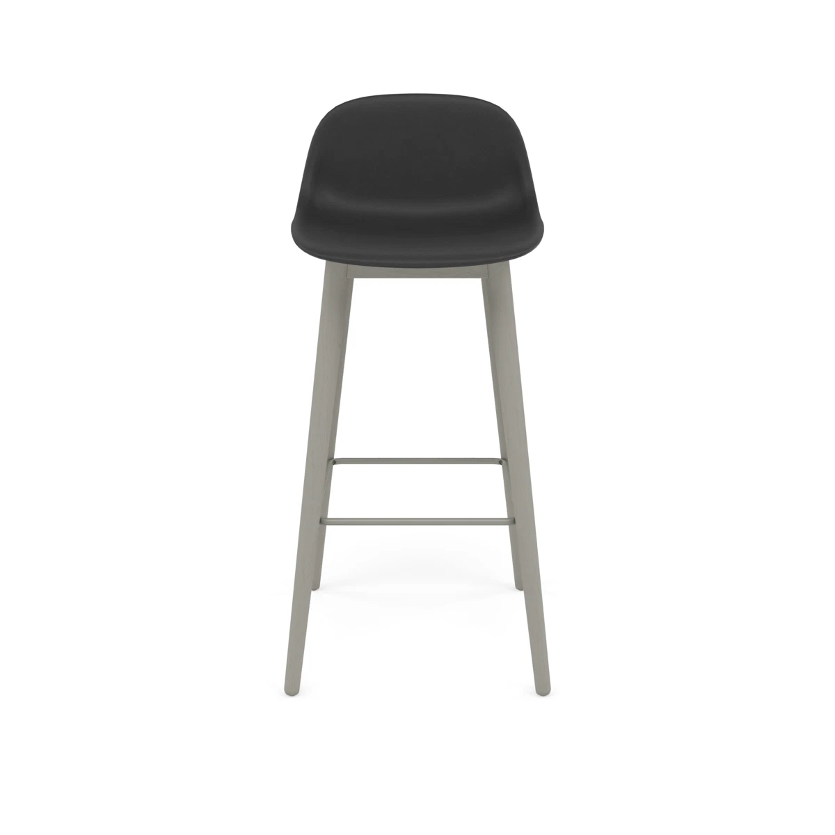 Fiber Bar Stool Wood Base - 75 cm / 29.5" by Muuto