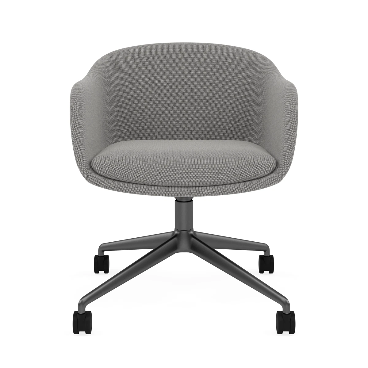 Fiber Conference Armchair Swivel Base w. Castors by Muuto