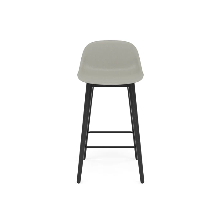 Fiber Counter Stool Wood Base - 65 cm / 25.6" by Muuto