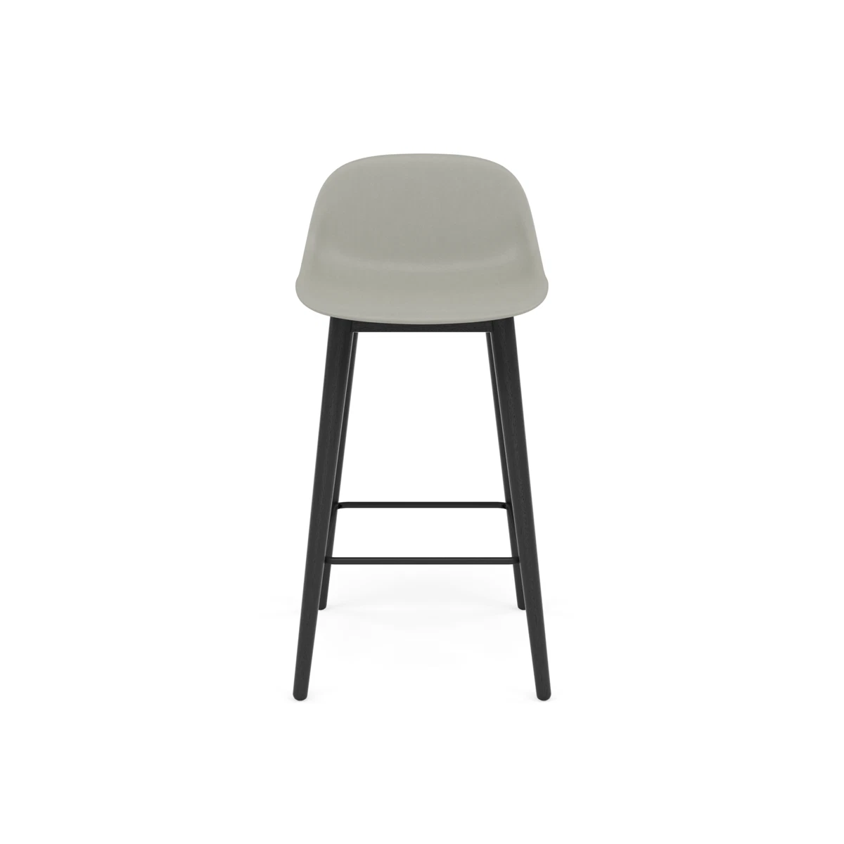 Fiber Counter Stool Wood Base - 65 cm / 25.6" by Muuto
