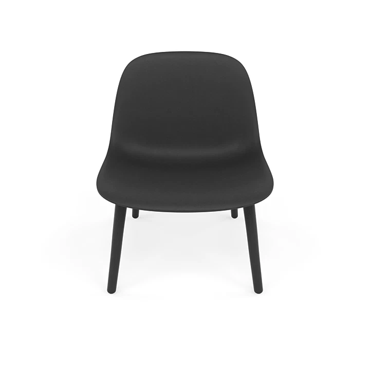Fiber Lounge Chair Wood Base by Muuto