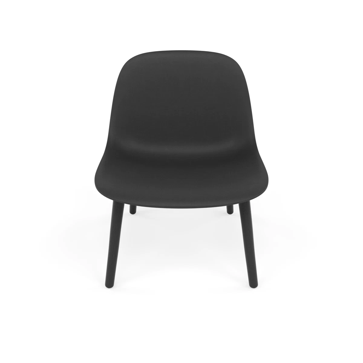 Fiber Lounge Chair Wood Base by Muuto