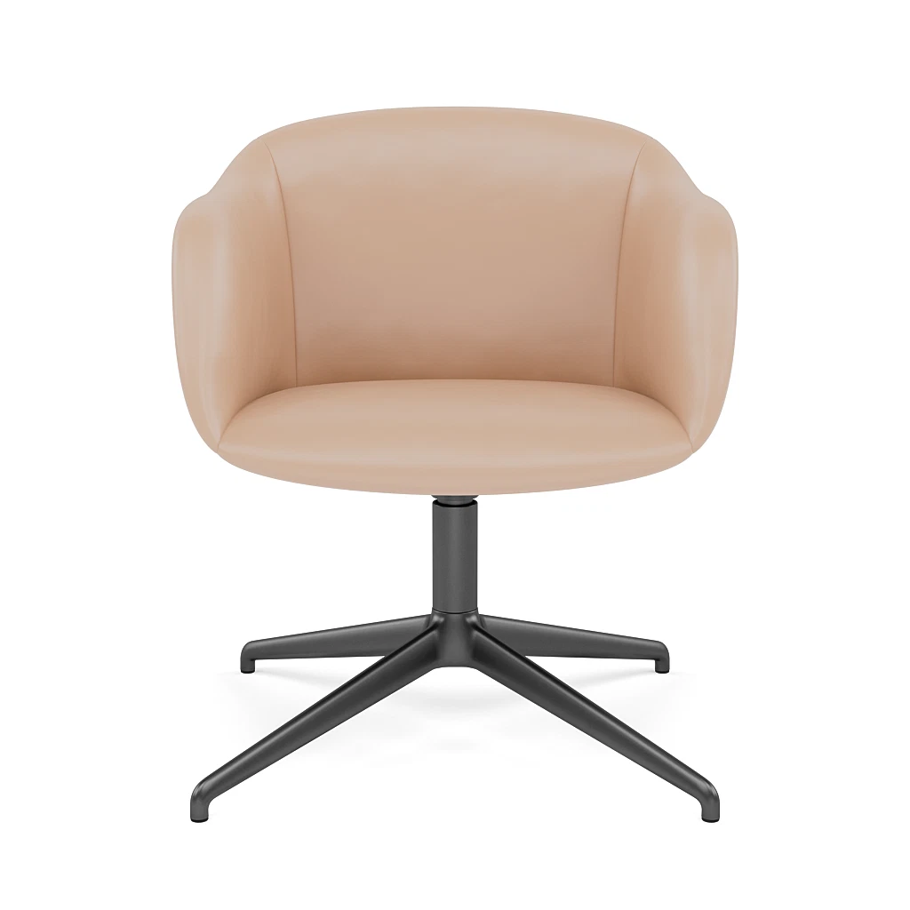 Fiber Soft Armchair Swivel Base by Muuto
