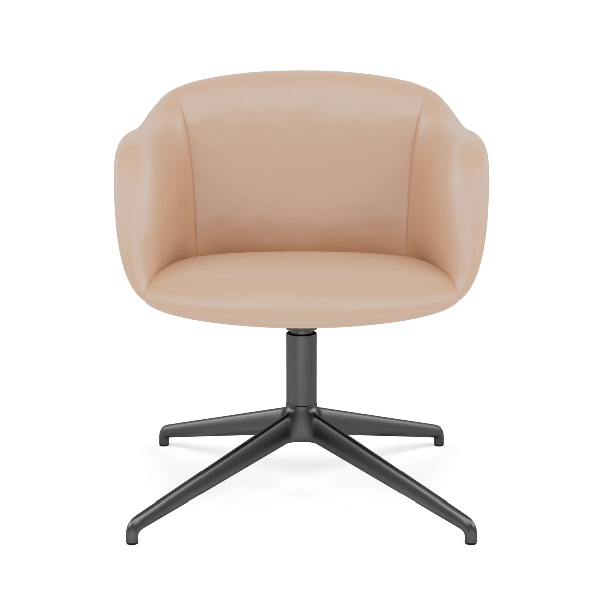 Fiber Soft Armchair Swivel Base by Muuto