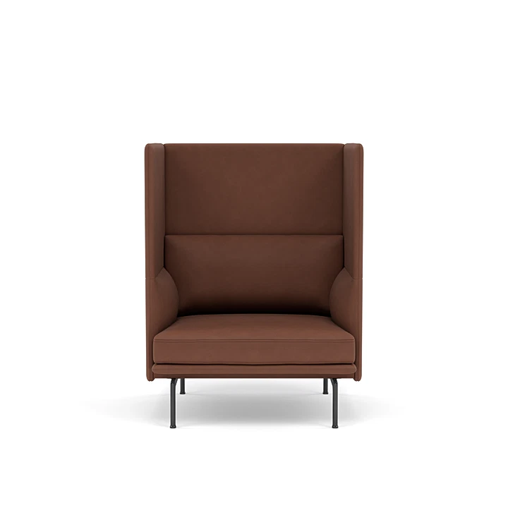 Outline Highback Sofa 100 1-Seater by Muuto
