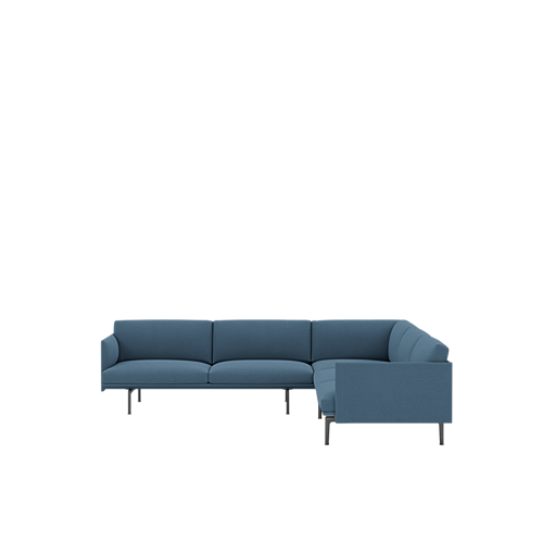 Outline Corner Sofa An Elegantly, What Is The Size Of Corner Sofa