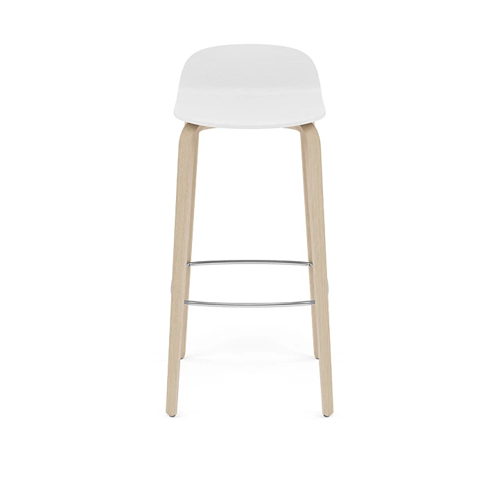 Visu Bar Stool Wood Base - 75 cm / 29.5" by Muuto
