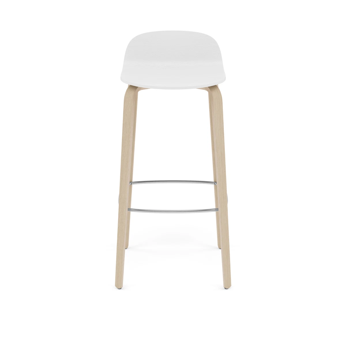 Visu Bar Stool Wood Base - 75 cm / 29.5" by Muuto