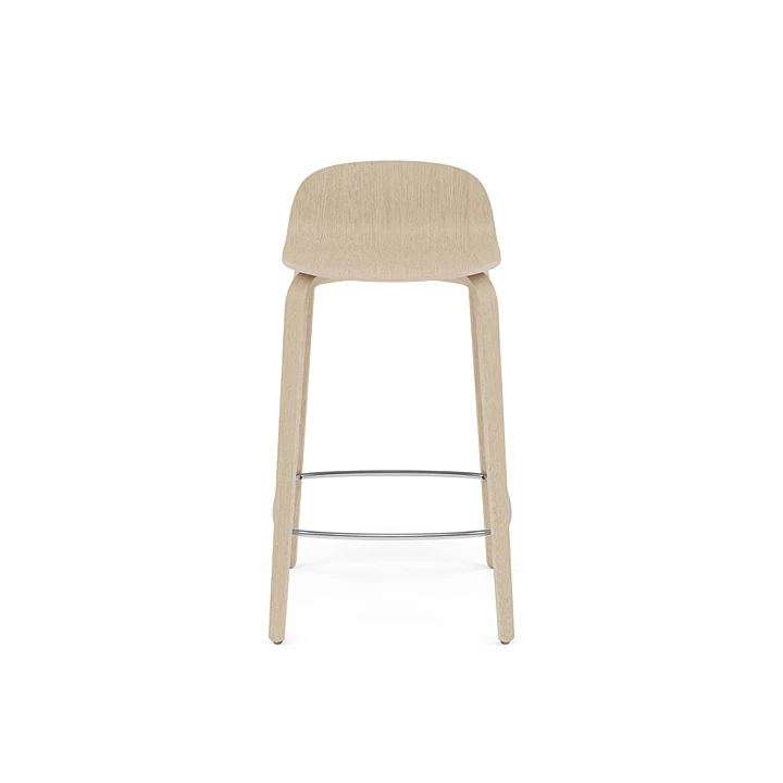 Visu Counter Stool Wood Base - 65 cm / 25.6" by Muuto