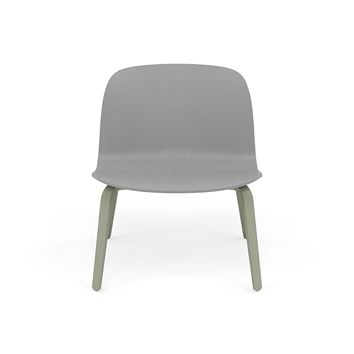 Visu Lounge Chair Wood Base by Muuto