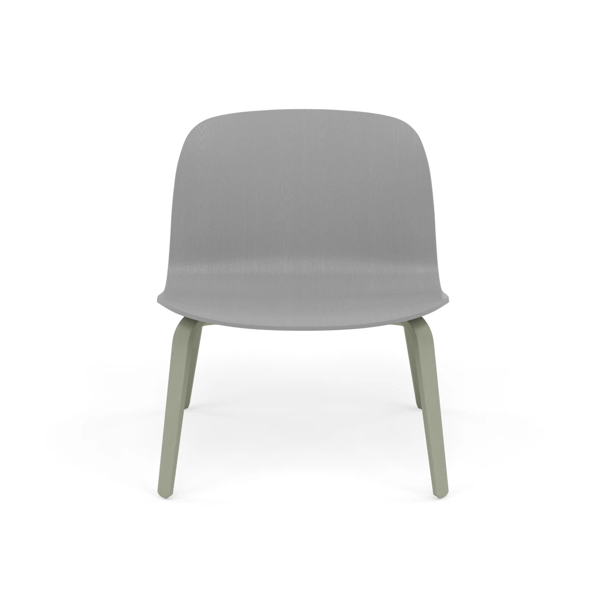 Visu Lounge Chair Wood Base by Muuto
