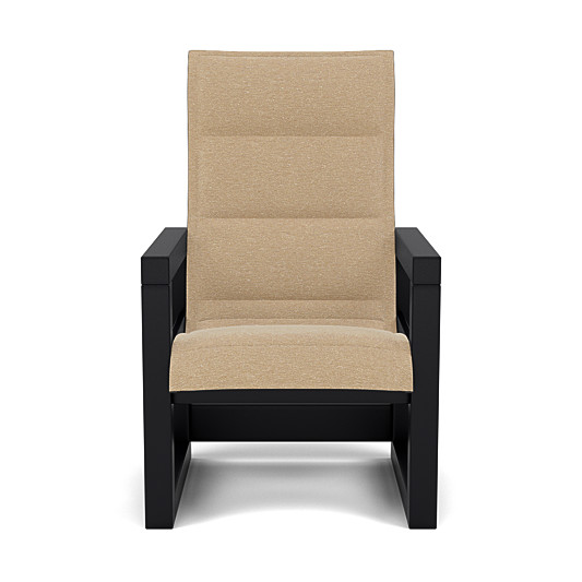 Frame Padded Sling High Back Dining Chair