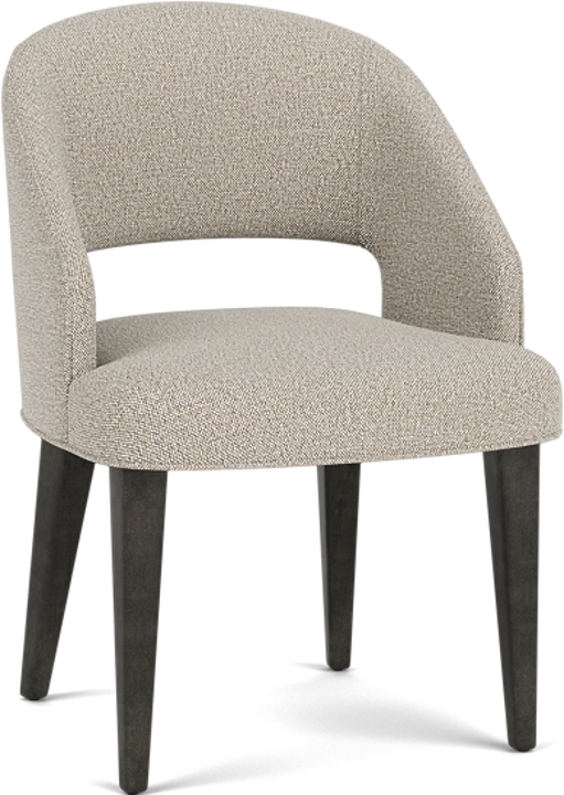 Esme Chair in Tatum Bone w/Mocha Legs