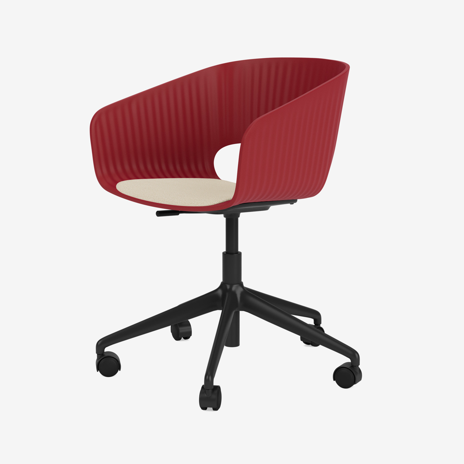 Marée 406 Swivel office chair on castors (recycled plastic foot)