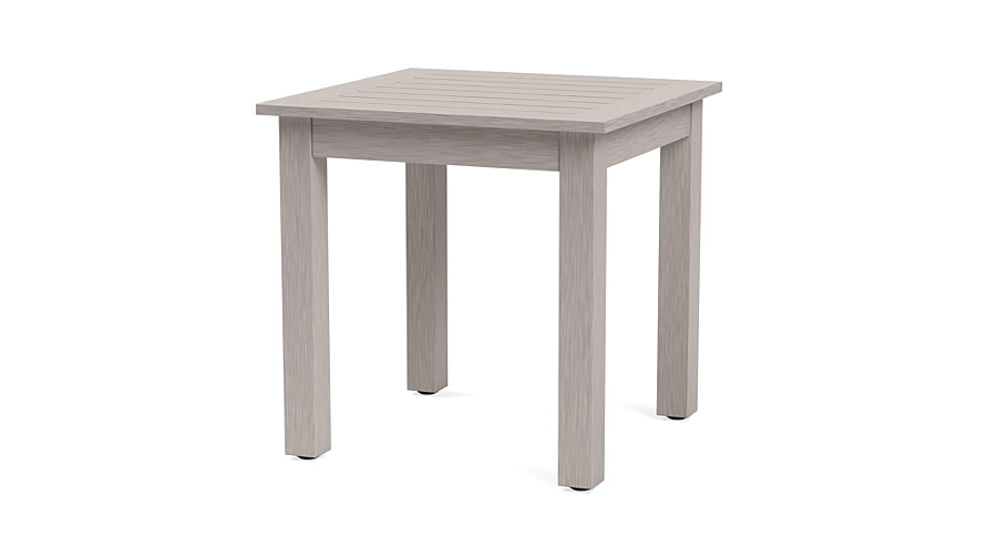 Aluminum Faux Wood Side Table | Yardbird Aluminum Faux Wood Side Table | Yardbird