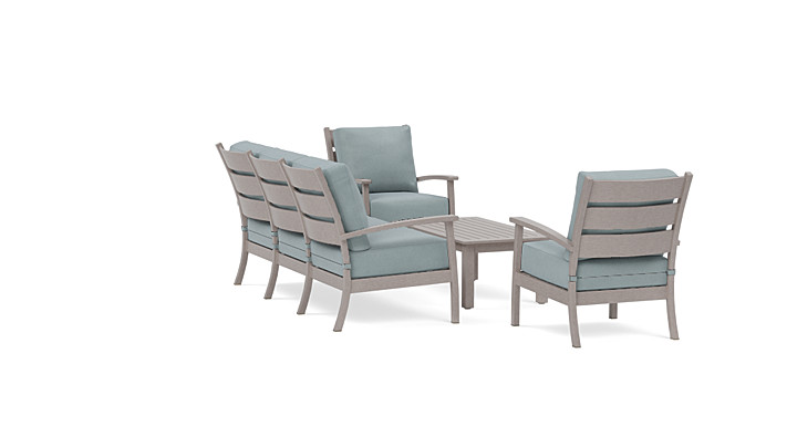 B and m milano patio shop set
