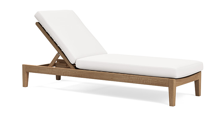 covered double chaise lounge