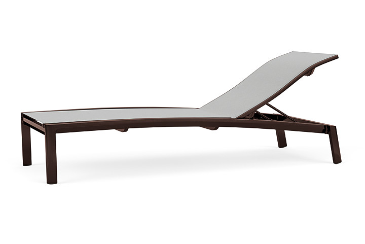 Sling stacking patio online lounger