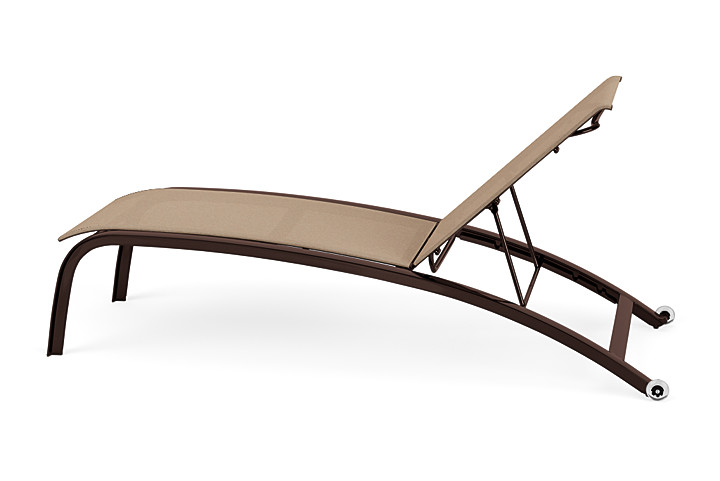 Edge Sling Stacking Chaise Lounge, Naturefun Outdoor Furniture