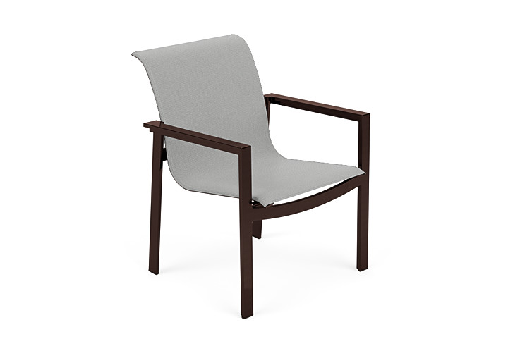 Meza Nesting Dining Chair Sling Seat with Arms - Texacraft
