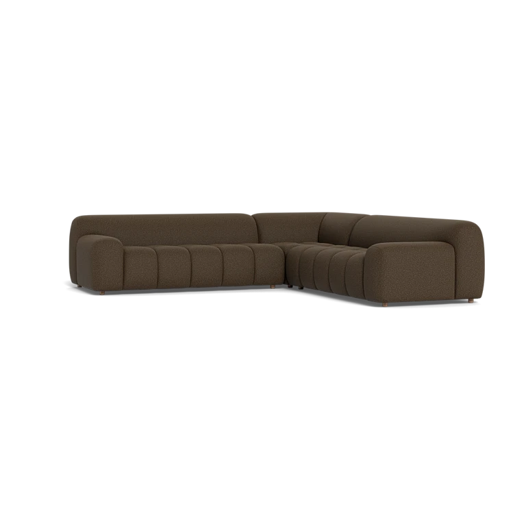 2S LAF Corner 2S RAF Coffee Fabric Aero Modular Sofa freedom